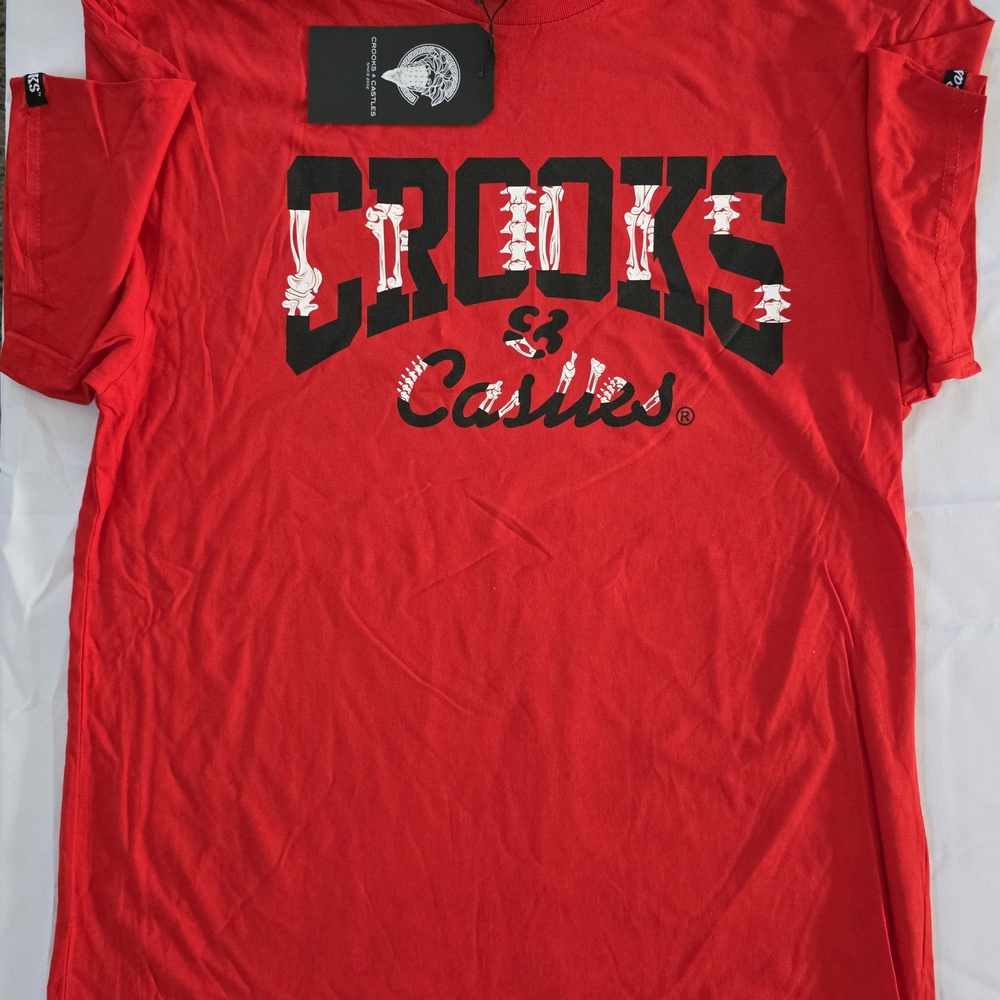 Crooks & Castles Red Graphic Tee